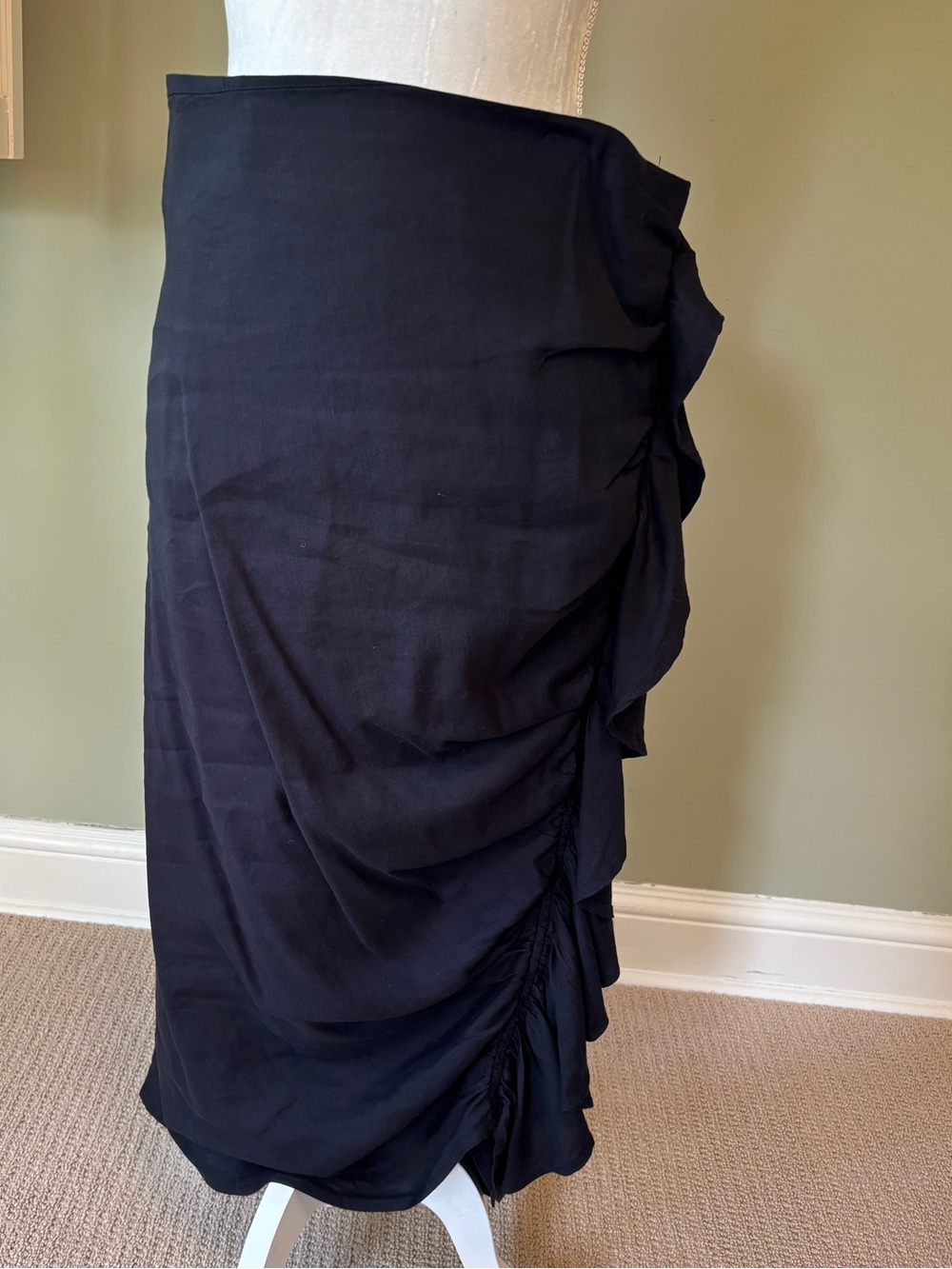 Fifteen Twenty Black Ruffle Skirt